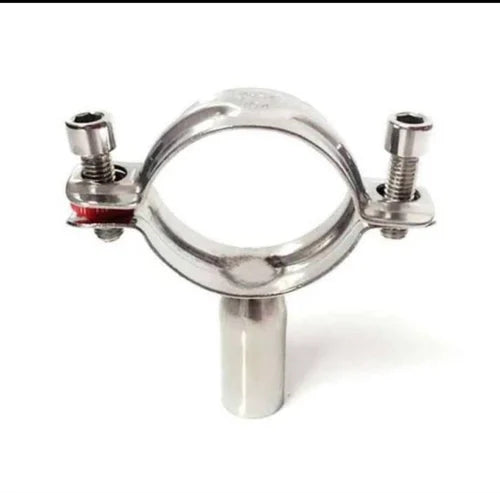 SS 304 PIPE HOLDING CLAMP ELECTRO POLISH