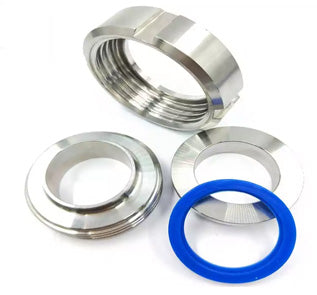 SS 304L UNION SMS CNC ELECTRO POLISHED