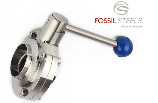 SS 304L BUTTERFLY VALVES ELECTRO POLISH [WELD END]