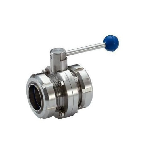 SS 304L PHUMETIC BUTTERFLY VALVES ELECTRO POLISH TC END