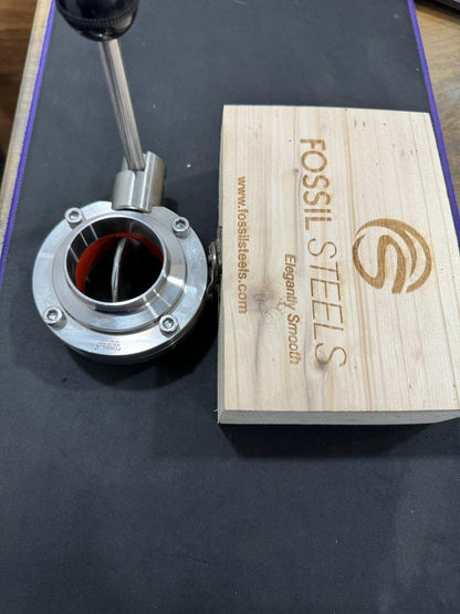 SS 304L BUTTERFLY VALVES ELECTRO POLISH [WELD END]