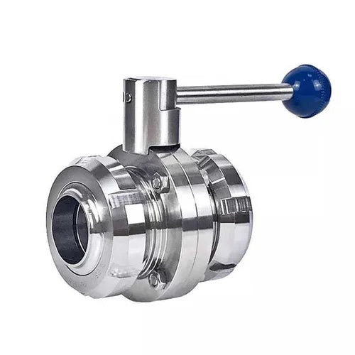 SS 304L BUTTERFLY VALVES ELECTRO POLISH [UNION END]
